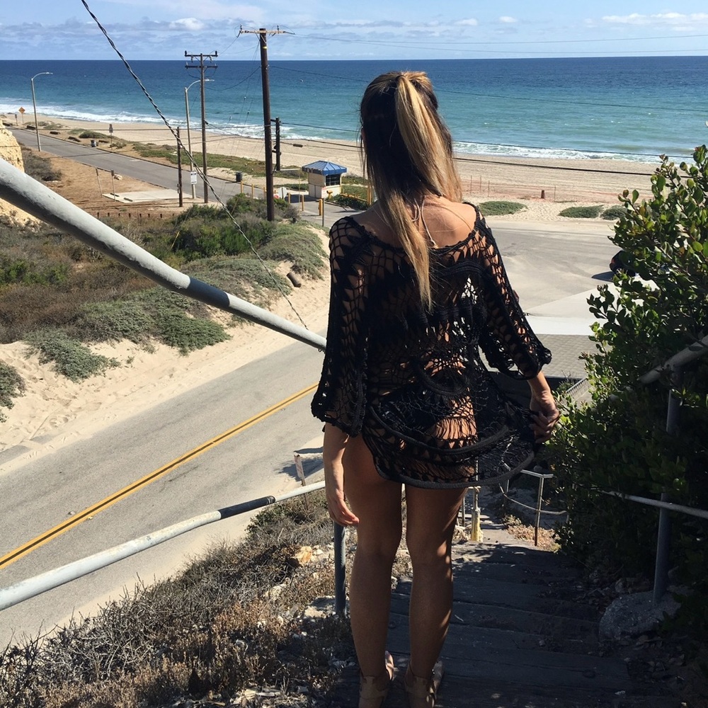 Wildfox Swim Crochet top